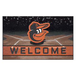 Baltimore Orioles Rubber Door Mat - 18in. x 30in.