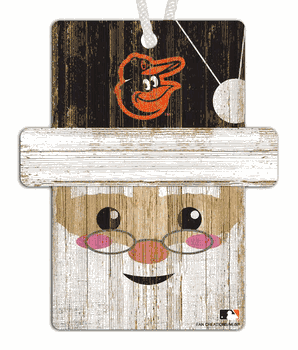 Baltimore Orioles Santa Ornament
