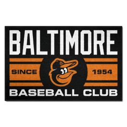 Baltimore Orioles Starter Mat Accent Rug - 19in. x 30in., Uniform Design