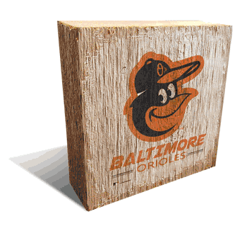 Baltimore Orioles Team Logo Block 6X6