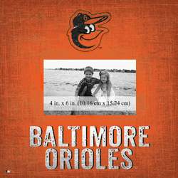 Baltimore Orioles Team Name Frame 10"x10"