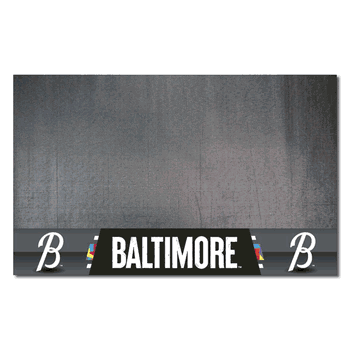 Baltimore Orioles Vinyl Grill Mat - 26in. x 42in.