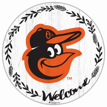 Baltimore Orioles Welcome 12in Circle