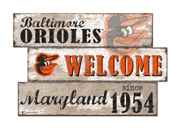 Baltimore Orioles Welcome 3 Plank