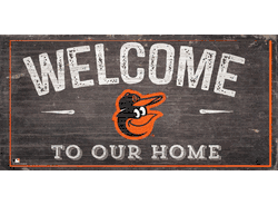 Baltimore Orioles Welcome Distressed Sign