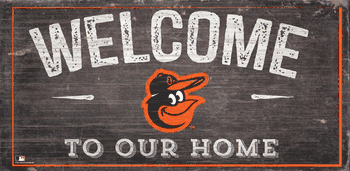Baltimore Orioles Welcome Distressed Sign