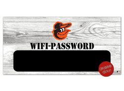 Baltimore Orioles Wifi Password 6x12 Sign