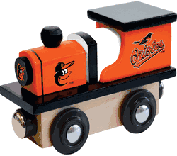 Baltimore Orioles Wood Train Engine
