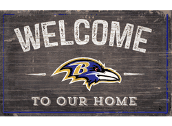 Baltimore Ravens 11x19 Welcome to our Home Sign