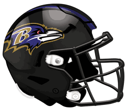Baltimore Ravens 12in Authentic Helmet Sign