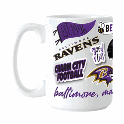 Baltimore Ravens 15oz Native Sublimated Mug