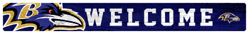 Baltimore Ravens 16in. Welcome Strip