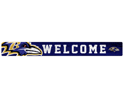 Baltimore Ravens 16in. Welcome Strip