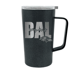 Baltimore Ravens 18oz Onyx Hustle Travel Mug