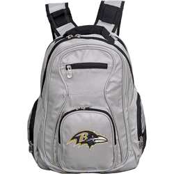 Baltimore Ravens 19" Premium Laptop Backpack, GRAY