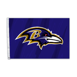Baltimore Ravens 2 Ft. X 3 Ft. Flag W/Grommetts