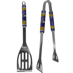 Baltimore Ravens 2 pc Steel BBQ Tool Set
