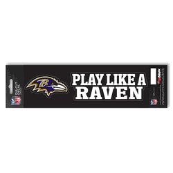 Baltimore Ravens 2 Piece Team Slogan Decal Sticker Set
