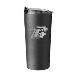 Baltimore Ravens 20oz Etch Black Powder Coat Tumbler