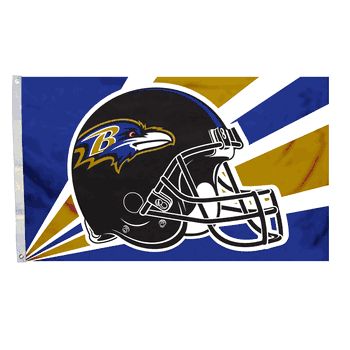 Baltimore Ravens 3 Ft. X 5 Ft. Flag W/Grommetts