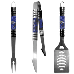 Baltimore Ravens 3 pc Tailgater BBQ Set