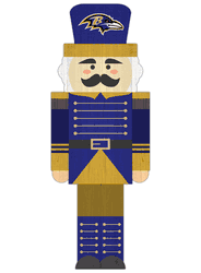 Baltimore Ravens 31" Nutcracker Leaner