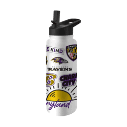 Baltimore Ravens 34oz Native Quencher Bottle