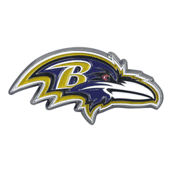 Baltimore Ravens 3D Color Metal Emblem