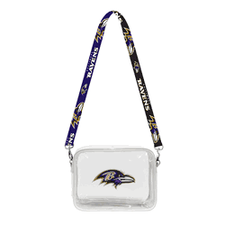 Baltimore Ravens 3D Logo Clear Fanny Fan Purse