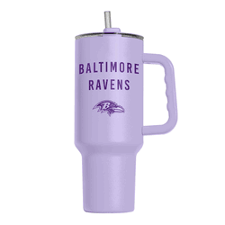 Baltimore Ravens 40oz Tonal Lavender Powder Coat Tumbler