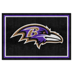Baltimore Ravens 5ft. x 8 ft. Plush Area Rug