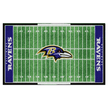 Baltimore Ravens 6 ft. x 10 ft. Plush Area Rug
