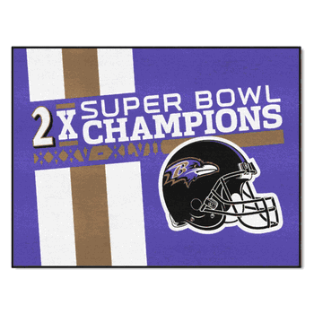 Baltimore Ravens All-Star Rug - 34 in. x 42.5 in. Plush Area Rug