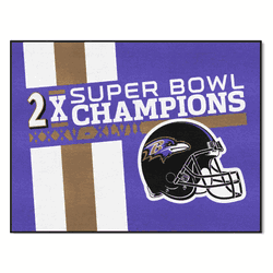 Baltimore Ravens All-Star Rug - 34 in. x 42.5 in. Plush Area Rug