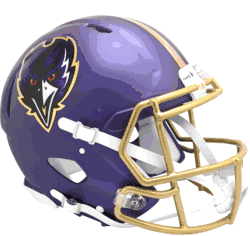 Baltimore Ravens Authentic Speed Full Size Football Helmet Alternate 2024