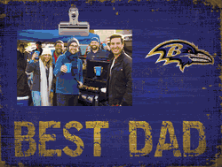 Baltimore Ravens Best Dad Clip Frame