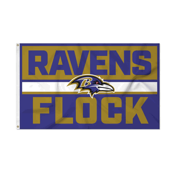 Baltimore Ravens Bold 3' x 5' Banner Flag