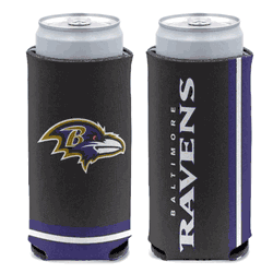 Baltimore Ravens Can Cooler Slim Can Design
