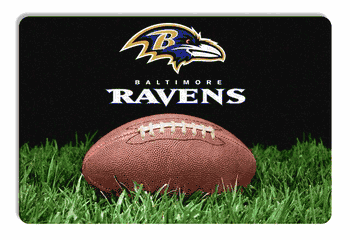 Baltimore Ravens Classic NFL Football Pet Bowl Mat - L