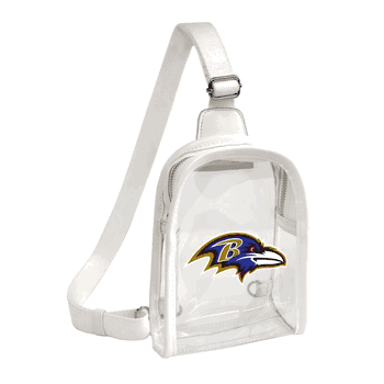 Baltimore Ravens Clear Mini Sling Stadium Bag