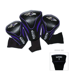 Baltimore Ravens Club 3 Piece Contour Headcover Set