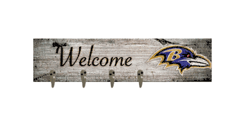 Baltimore Ravens Coat Hanger 6x24