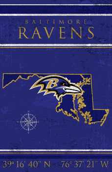 Baltimore Ravens Coordinates 17x26
