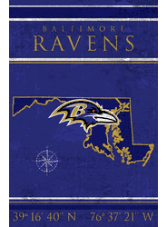 Baltimore Ravens Coordinates 17x26