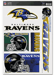 Baltimore Ravens Decal 11x17 Ultra