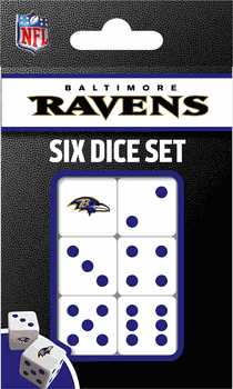 Baltimore Ravens NFL Dice Set