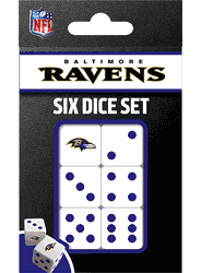 Baltimore Ravens NFL Dice Set