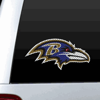 Baltimore Ravens Diecut Window Film