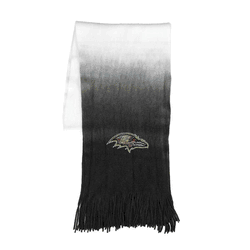 Baltimore Ravens Dip Dye Scarf Black