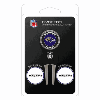 Baltimore Ravens Divot Tool Pack - Signature tool w/ 3 markers